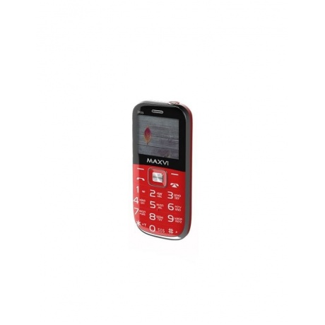 Мобильный телефон Maxvi B6ds Red - фото 15