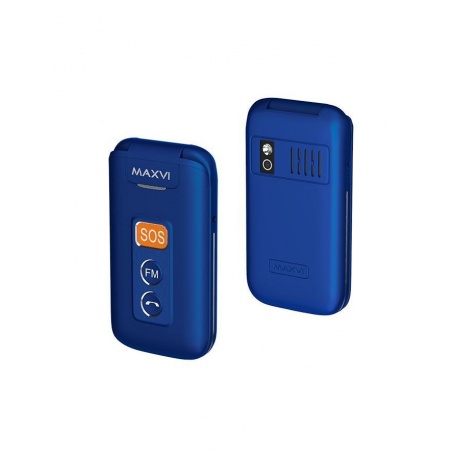 Мобильный телефон Maxvi E5 Blue - фото 7