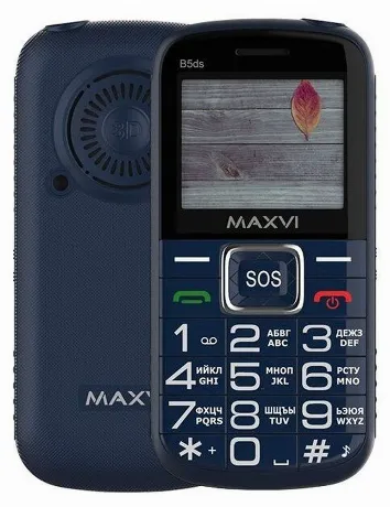 Мобильный телефон Maxvi B5ds Blue