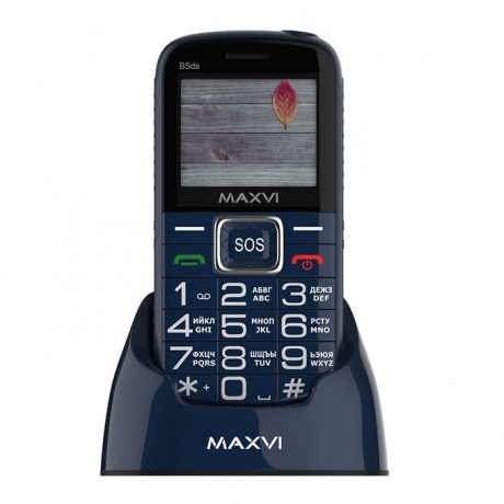 Мобильный телефон Maxvi B5ds Blue - фото 11