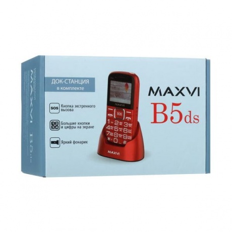 Мобильный телефон Maxvi B5ds Blue - фото 24