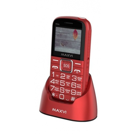 Мобильный телефон Maxvi B5ds Red - фото 2