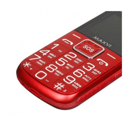 Мобильный телефон Maxvi B5ds Red - фото 18