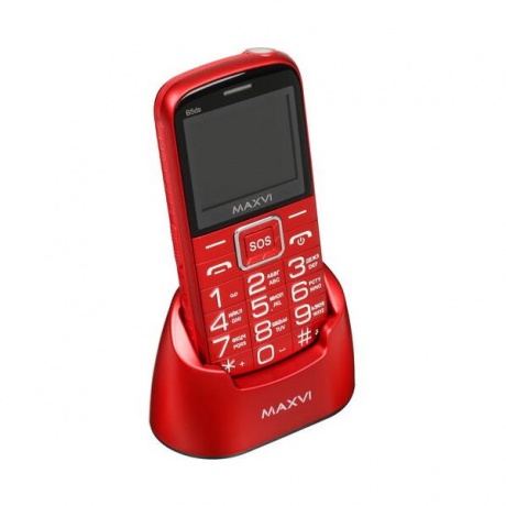Мобильный телефон Maxvi B5ds Red - фото 20