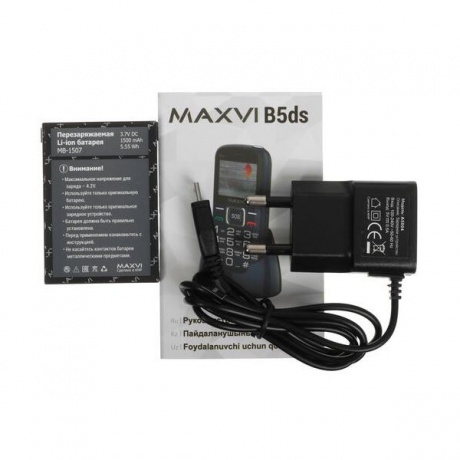 Мобильный телефон Maxvi B5ds Red - фото 21