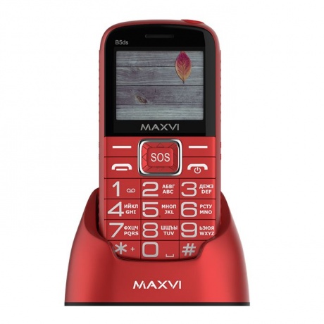 Мобильный телефон Maxvi B5ds Red - фото 6