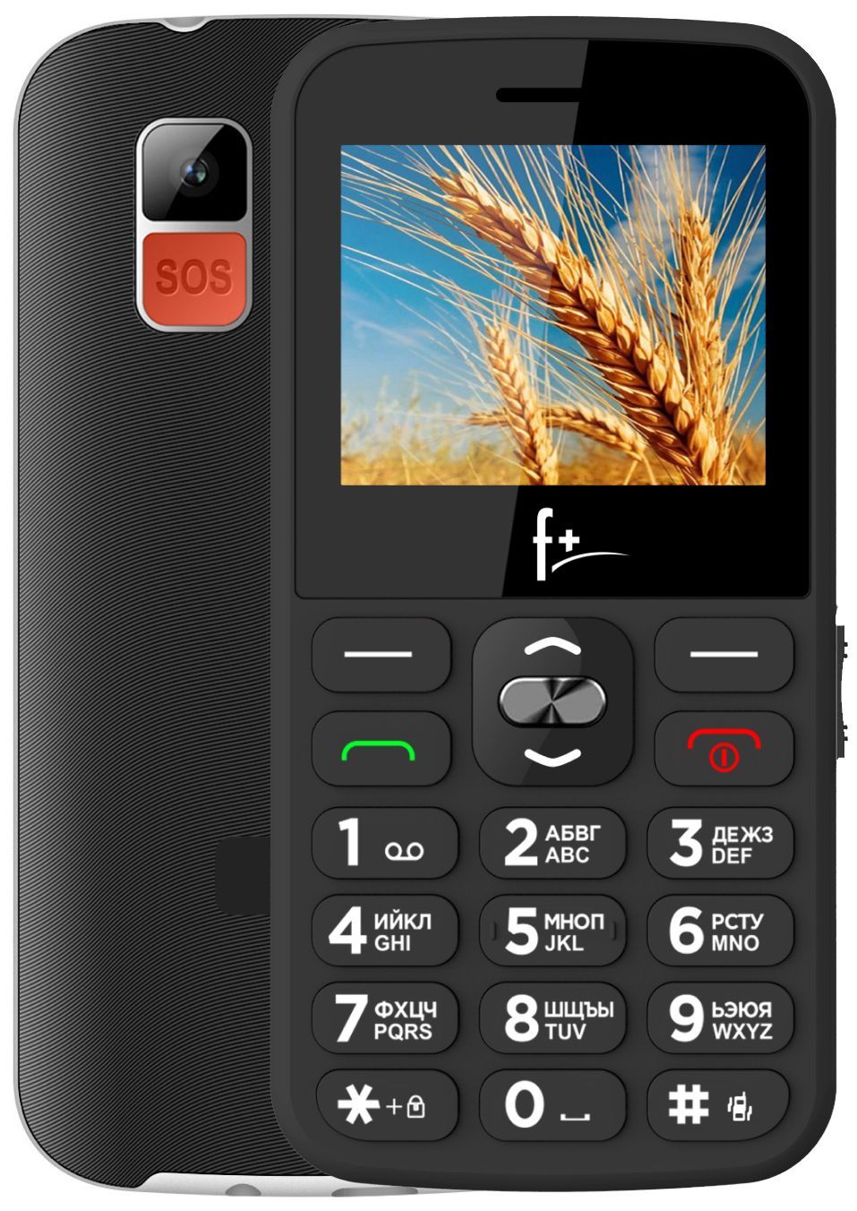 Мобильный телефон F+ Ezzy 5 Black мобильный телефон tecno pop 5 lte 2 32gb глубокий морской блеск