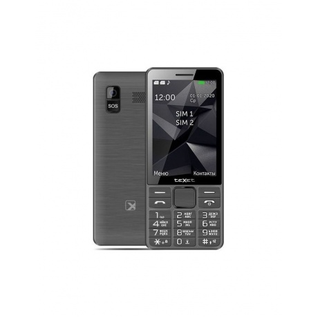 Мобильный телефон teXet TM-D324 Grey - фото 1