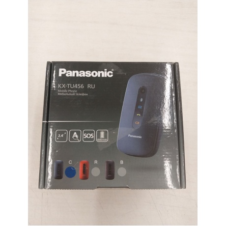 Мобильный телефон Panasonic KX-TU456RU Blue Ростест состояние отличное - фото 4