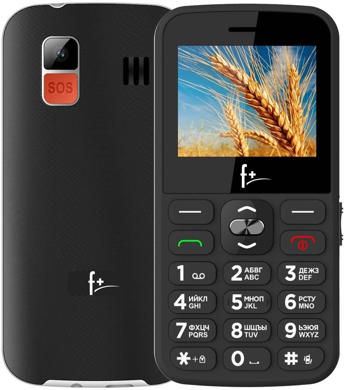 Мобильный телефон F+ Ezzy 5C Black цена и фото