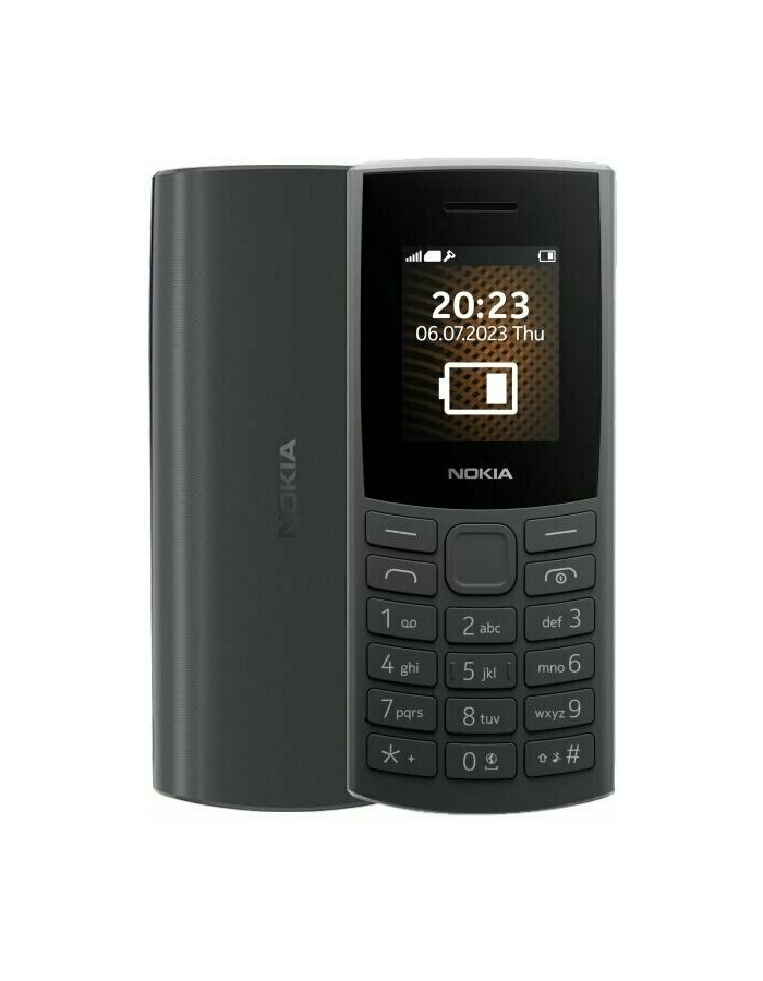 Мобильный телефон NOKIA 105 TA-1569 SS EAC CHARCOAL мобильный телефон nokia 105 2022