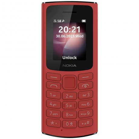 Мобильный телефон NOKIA 105 TA-1557 DS EAC RED - фото 2