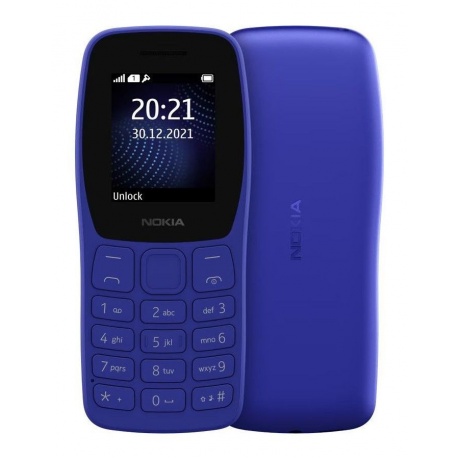 Мобильный телефон Nokia 105 TA-1428 DS BLUE (11SIAL01A01) - фото 1
