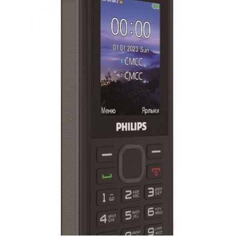 Мобильный телефон Philips Xenium E2317 темно-серый - фото 4