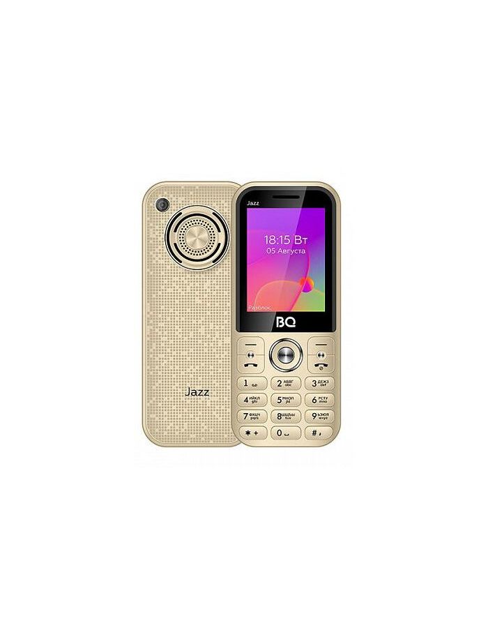 Мобильный телефон BQ 2457 Jazz Gold аккумулятор shopelectro se2700аа 2 4 в 2700 мач 2 4 v 2700 mah nimh с выводами без разъёма