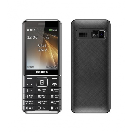 Мобильный телефон teXet TM-D421 Black - фото 1