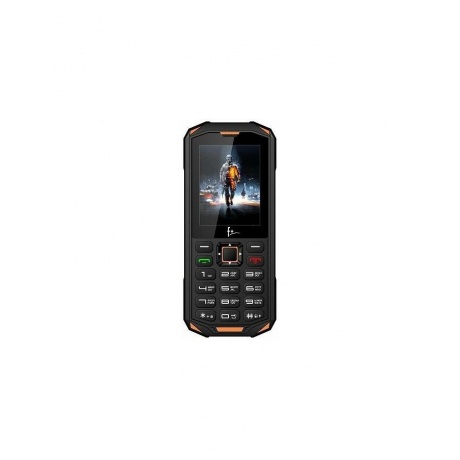 Мобильный телефон F+ R240 Black-orange - фото 2