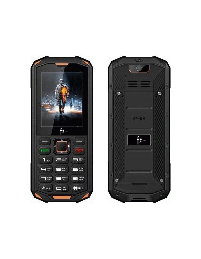 Мобильный телефон F+ R240 Black-orange цена и фото