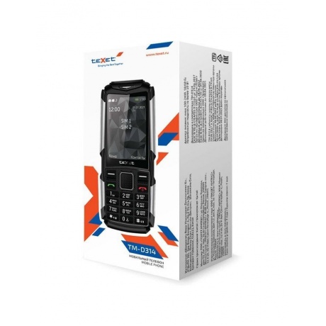 Мобильный телефон teXet TM-D314 Black - фото 17