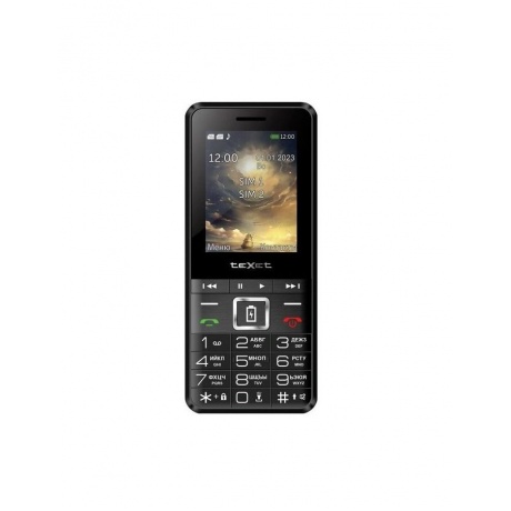 Мобильный телефон teXet TM-D215 Black Red - фото 1