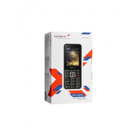 Мобильный телефон teXet TM-D215 Black Red - фото 21