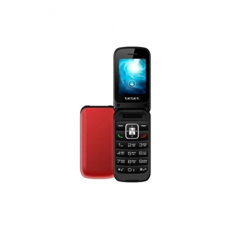 Мобильный телефон teXet TM-422 Гранатовый - фото 1