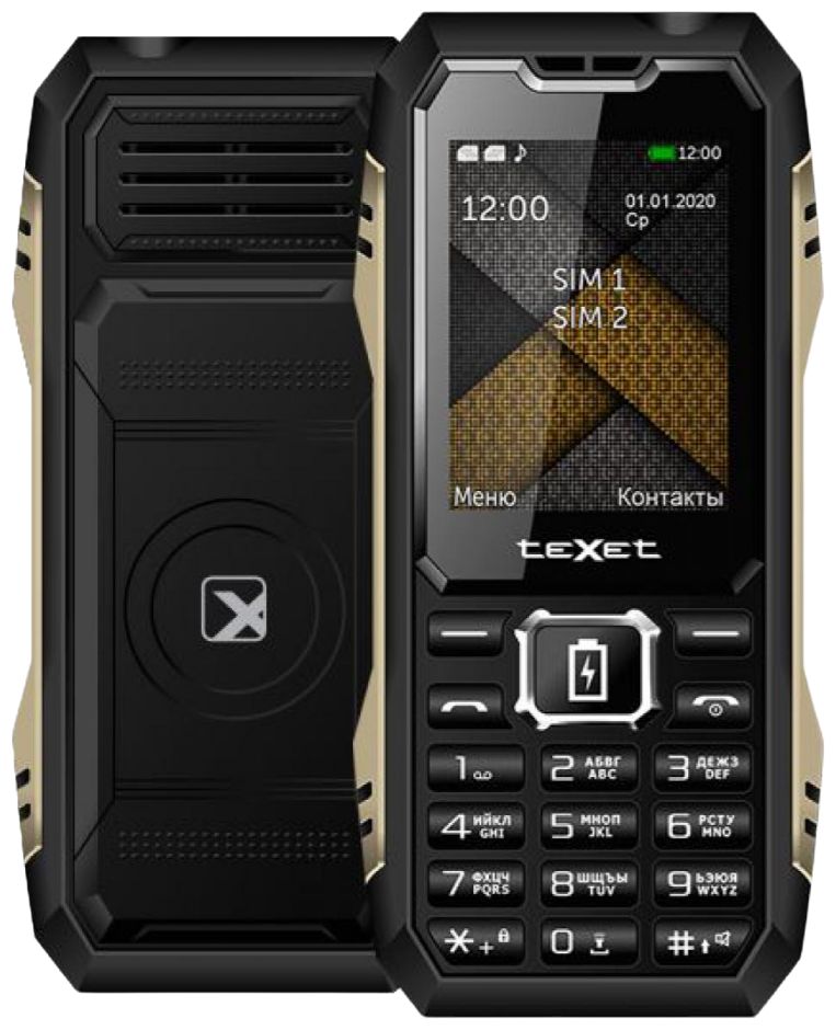 телефон texet tm d428 2 sim черный Мобильный телефон teXet TM-D428 Black