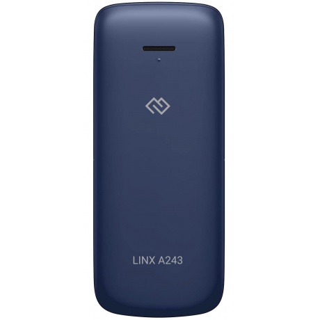 Мобильный телефон Digma A243 Linx 32Mb темно-синий моноблок - фото 3