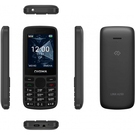 Мобильный телефон Digma A250 Linx 128Mb черный - фото 12