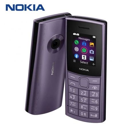 Мобильный телефон NOKIA 110 TA-1543 DS EAC PURPLE - фото 2
