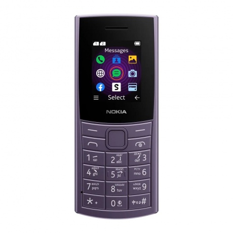 Мобильный телефон NOKIA 110 TA-1543 DS EAC PURPLE - фото 3