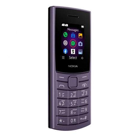 Мобильный телефон NOKIA 110 TA-1543 DS EAC PURPLE - фото 4