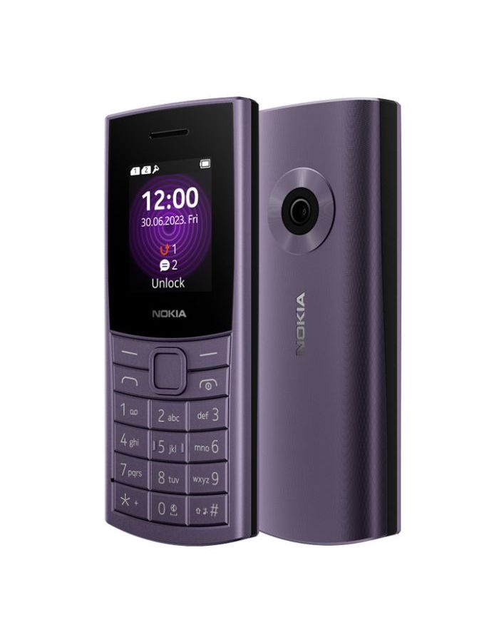 Мобильный телефон NOKIA 110 TA-1543 DS EAC PURPLE сотовый телефон nokia 2 4 2 32gb grey