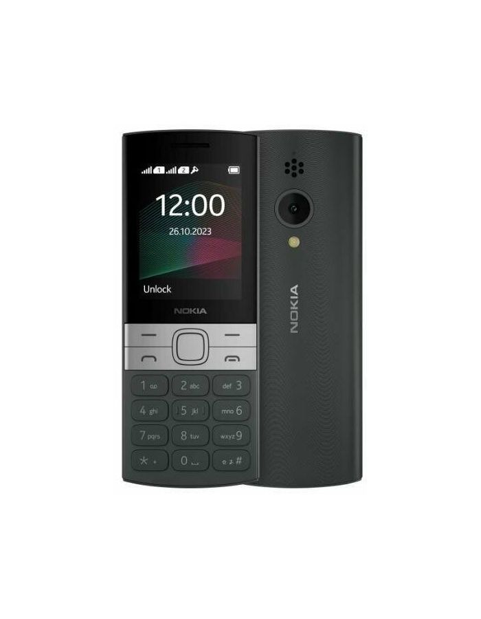 Мобильный телефон NOKIA 150 TA-1582 DS EAC BLACK мобильный телефон nokia 105 ta 1569 ss eac charcoal