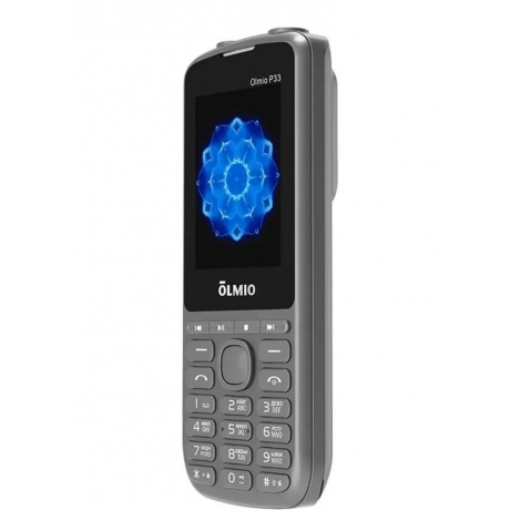 Мобильный телефон P33 Olmio (серый) - фото 3