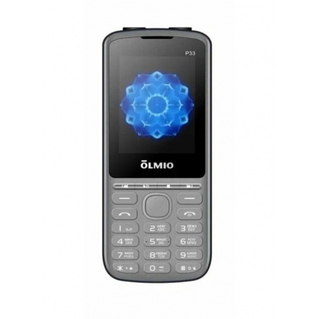 Мобильный телефон P33 Olmio (серый) - фото 5