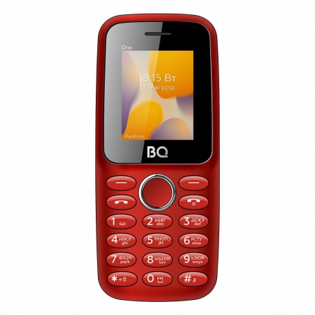 Мобильный телефон BQ 1800L ONE RED (2 SIM) - фото 3