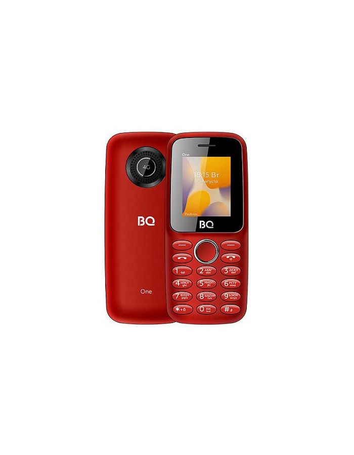 Мобильный телефон BQ 1800L ONE RED (2 SIM) смартфон bq 5060l basic lte maroon red 2 sim android