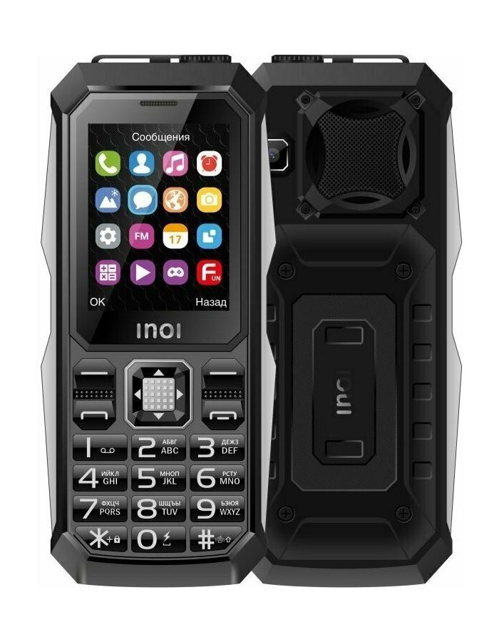 Мобильный телефон INOI 246Z Black сотовый телефон inoi a72 2 32gb nfc candy red