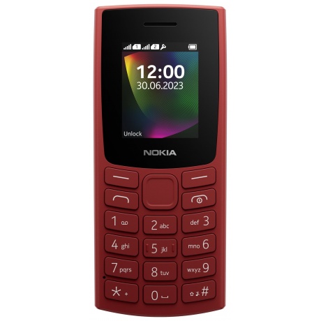 Мобильный телефон Nokia 106 (TA-1564) DS EAC Red - фото 2