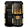 Мобильный телефон BQ BQ-2430 Tank Power Black Gold хорошее состо...