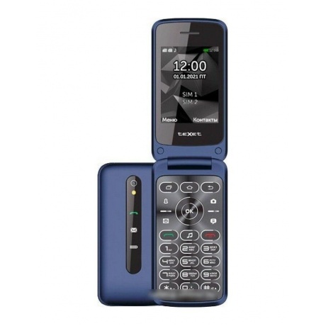 Мобильный телефон teXet ТМ-408 Blue - фото 1