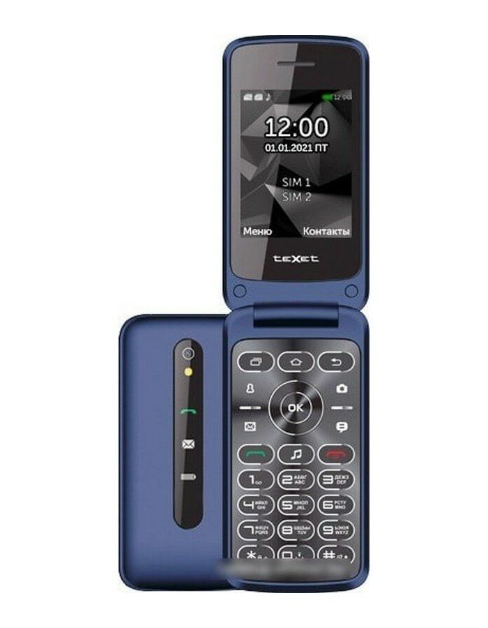 Мобильный телефон teXet ТМ-408 Blue чехол mypads fondina coccodrillo для texet tm b318