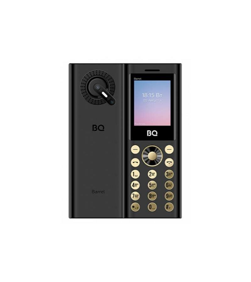 Мобильный телефон BQ 1858 BARREL BLACK GOLD (3 SIM) мобильный телефон bq 2006 comfort gold black