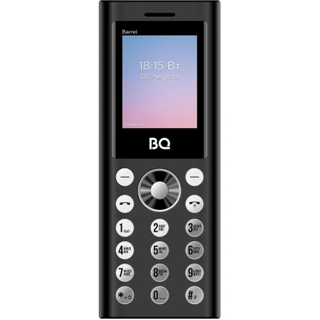 Мобильный телефон BQ 1858 Barrel Black/Silver