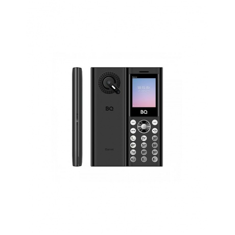 Мобильный телефон BQ 1858 BARREL BLACK SILVER (3 SIM) - фото 3