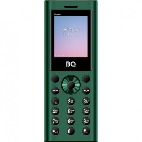 

Мобильный телефон BQ 1858 Barrel Green/Black, Зеленый