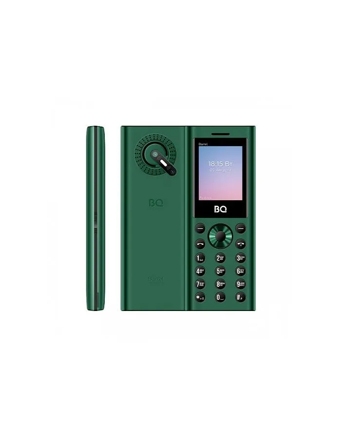 Мобильный телефон BQ 1858 BARREL GREEN BLACK (3 SIM) - фото 4