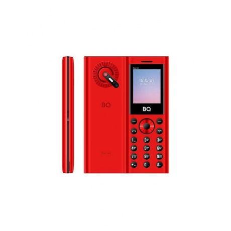 Мобильный телефон BQ 1858 BARREL RED BLACK (3 SIM) - фото 4