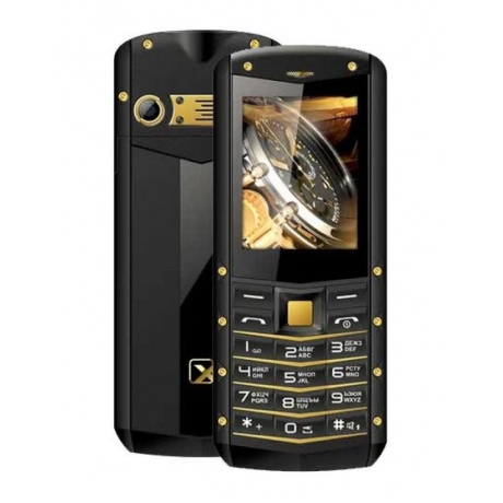 Мобильный телефон TEXET ТМ-520R BLACK YELLOW (2 SIM) - фото 1